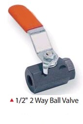 1/2" 2 WAY BALL VALVE